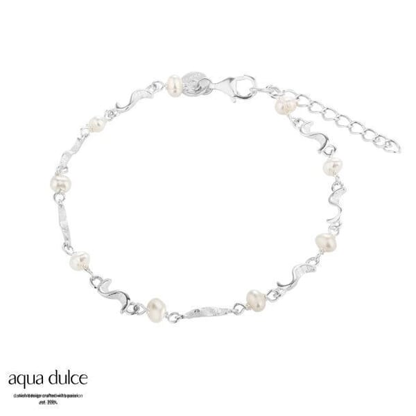 Armbånd i sølv. RHUMBA PEARL - 5105